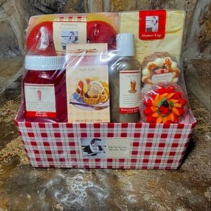 Delicious bath tin box bath vintage